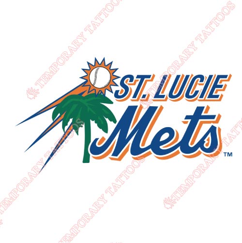 St Lucie Mets Customize Temporary Tattoos Stickers NO.7919